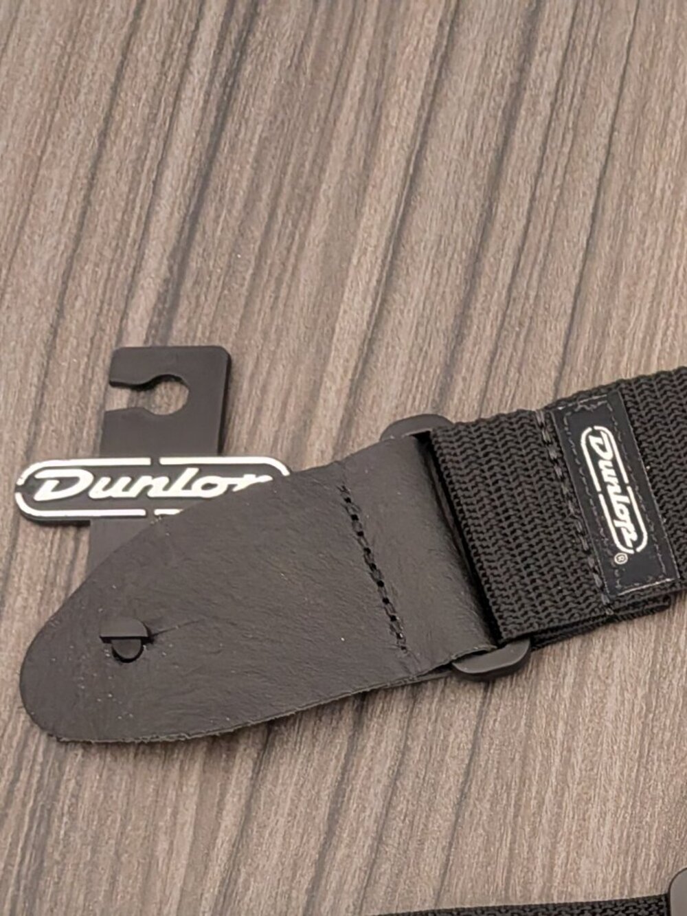 Dunlop Poly Guitar Strap Black Adjustable Acoustic Electric Bass NWOT